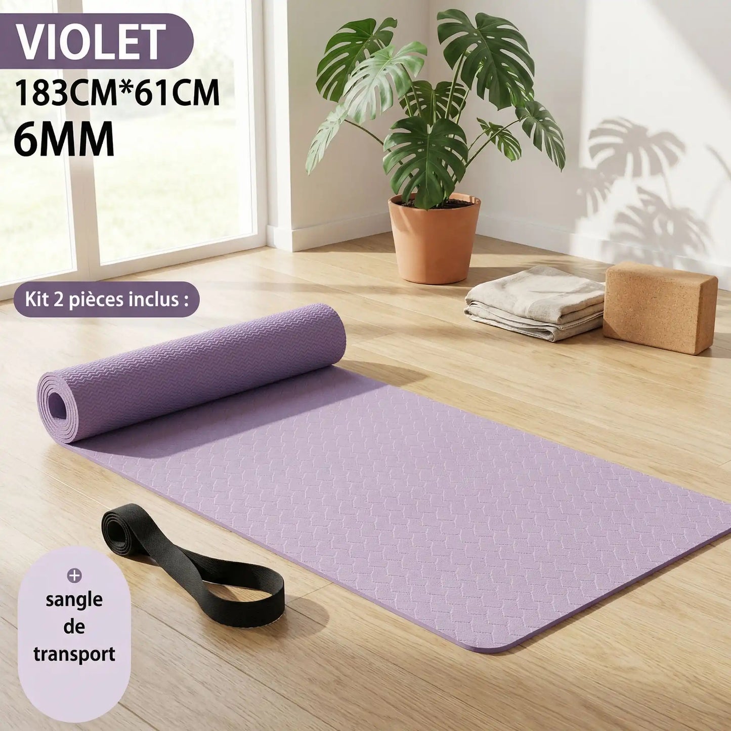 Tapis de yoga | Adhérence assurée - Yoga Zenitude