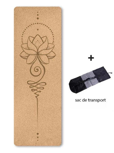 tapis de yoga en liège | Antidérapant Naturel - Yoga Zenitude