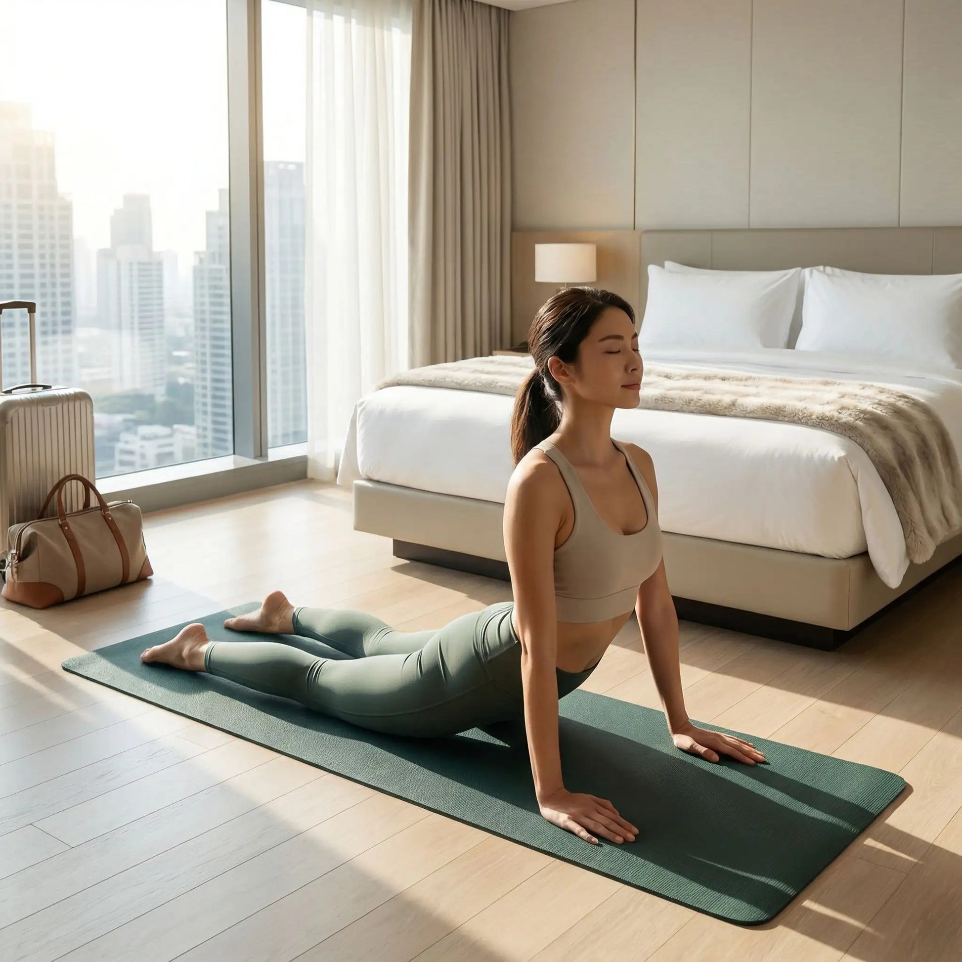 Tapis de yoga de voyage | Ultra - Fin - Yoga Zenitude