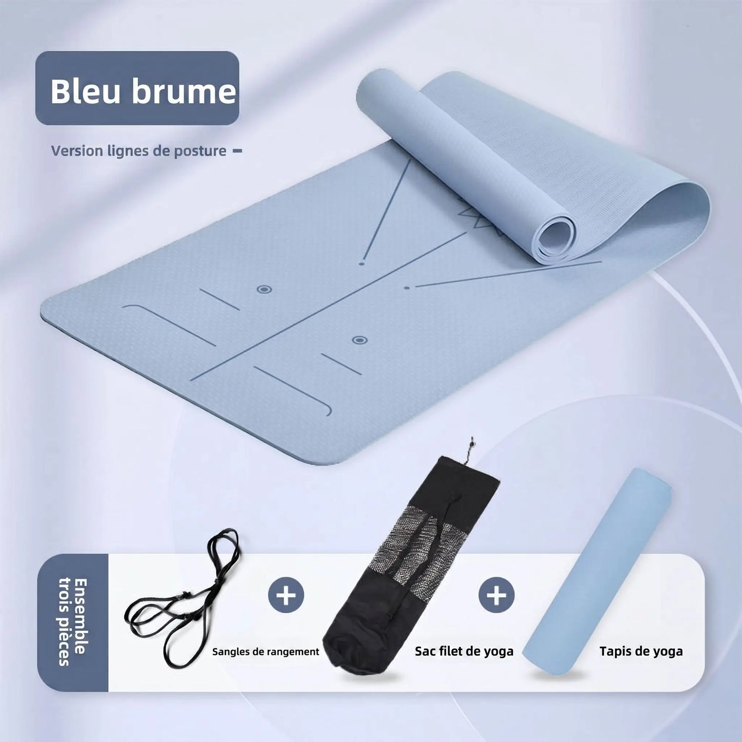 Tapis de yoga antidérapant | Confort Articulaire - Yoga Zenitude