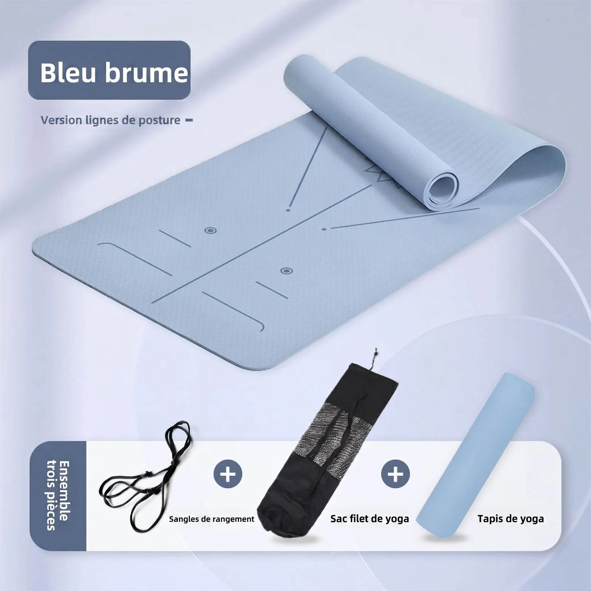 Tapis de yoga antidérapant | Confort Articulaire - Yoga Zenitude