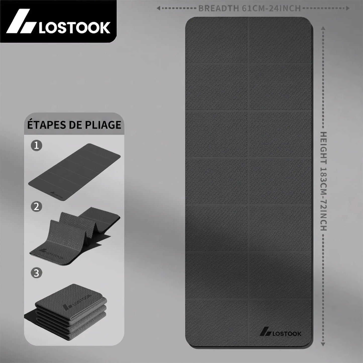 Tapis de Yoga pliable | Ultra - léger - Yoga Zenitude