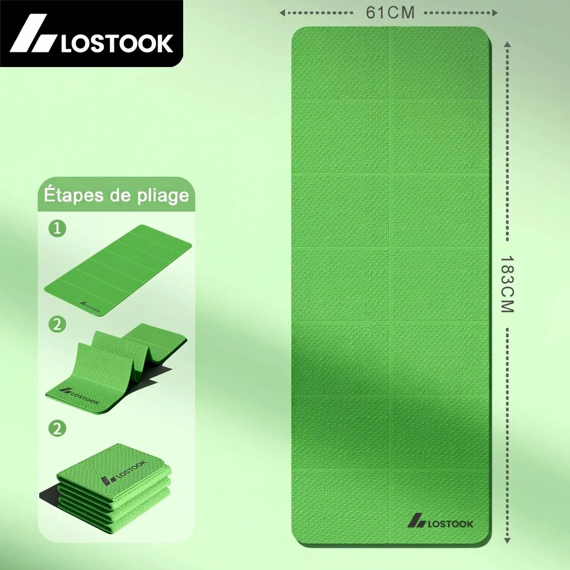 Tapis de Yoga pliable | Ultra - léger - Yoga Zenitude