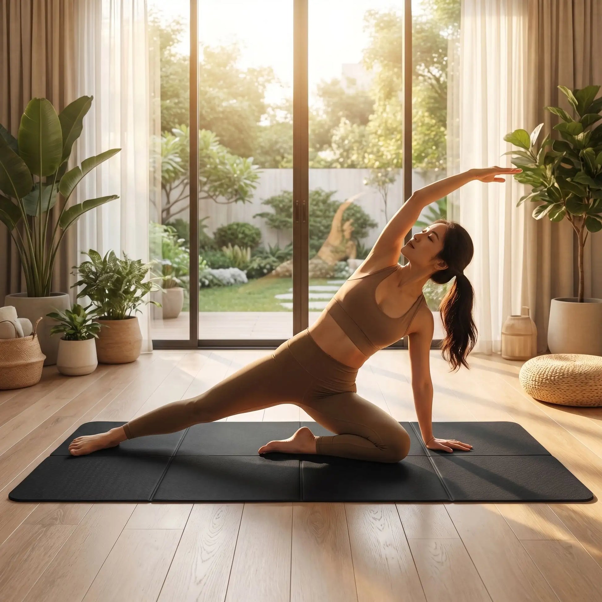 Tapis de yoga pliable | Ultra - léger TPE écologique - Yoga Zenitude