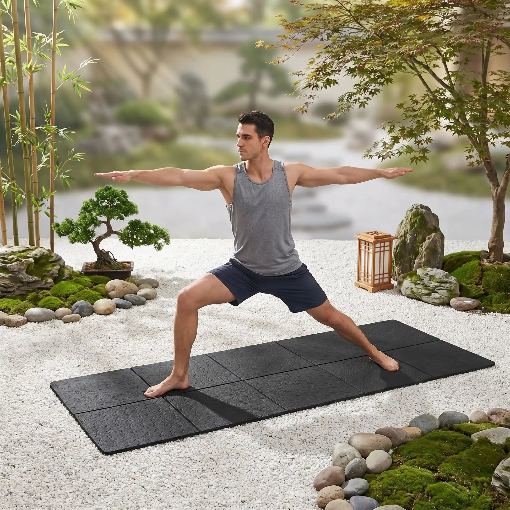 Tapis de yoga pliable | Ultra - léger TPE écologique - Yoga Zenitude
