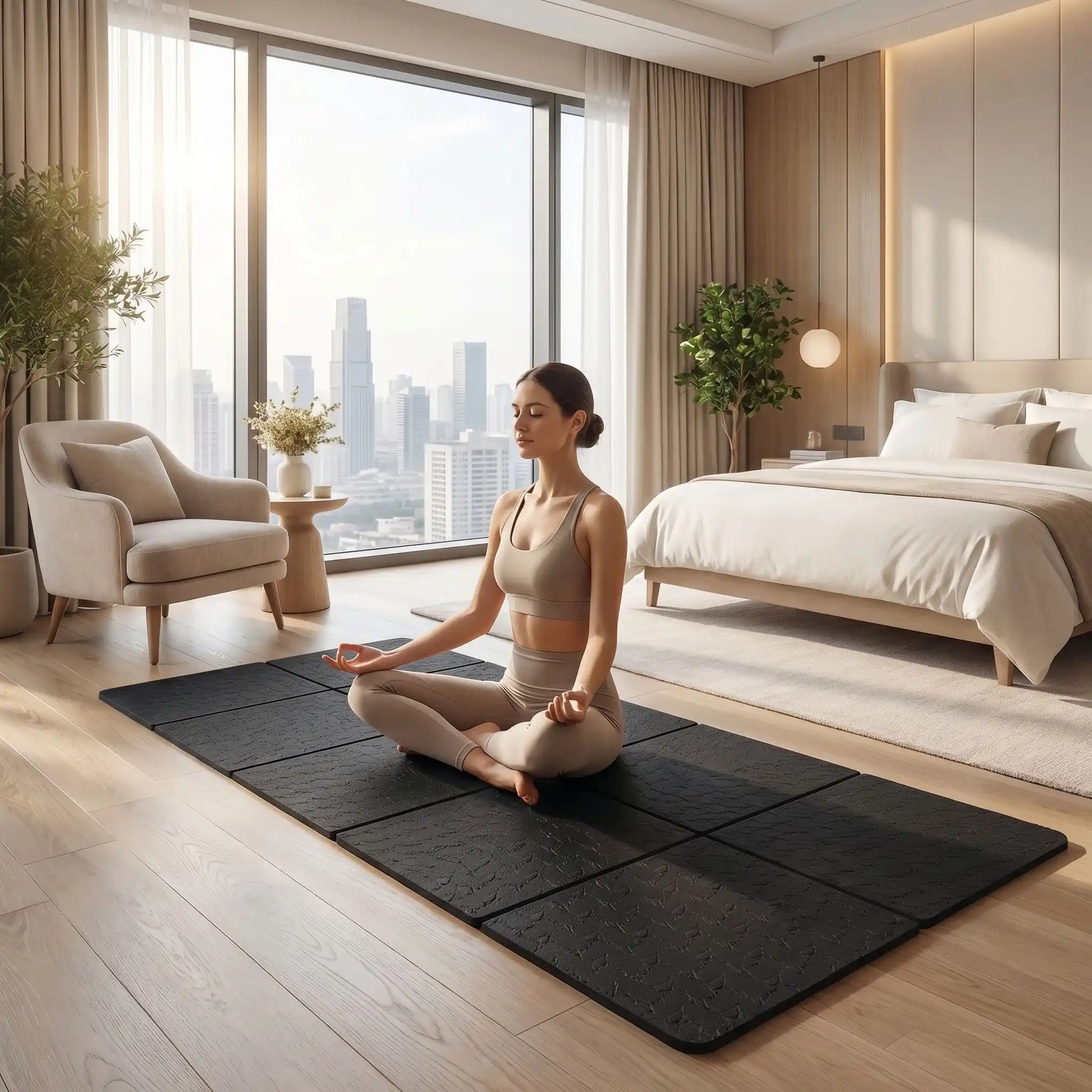 Tapis de yoga pliable | Ultra - léger TPE écologique - Yoga Zenitude