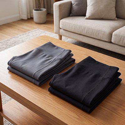 Legging sport femme choix de couleurs pliés sur table yoga zenitude