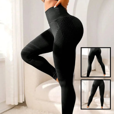legging sport femme noir vue de côté yoga zenitude
