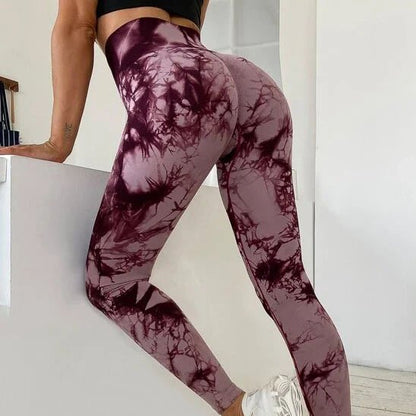 Legging sport femme rouge vin vue de dos yoga zenitude