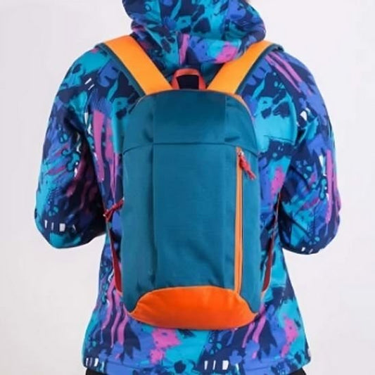 sac de sport bleu ciel sur le dos yoga zenitude