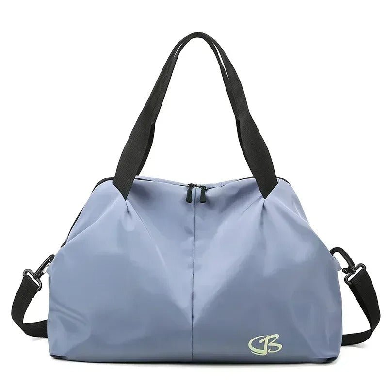 sac de sport bleu de face yoga zenitudede