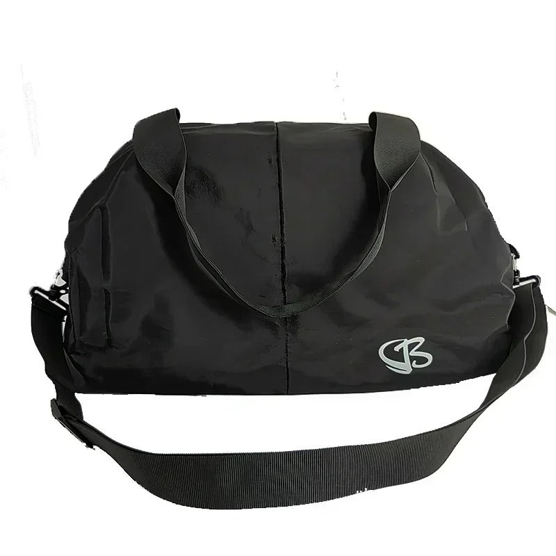 sac de sport noir de face yoga zenitude