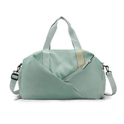 sac de sport spacieux vert yoga zenitude