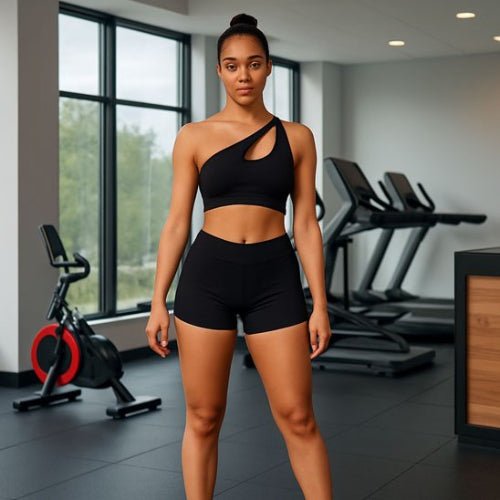 Soutien gorge sport noir yoga zenitude