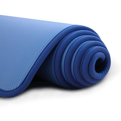 tapis de gym bleu texture contour bleu foncé yoga zenitude