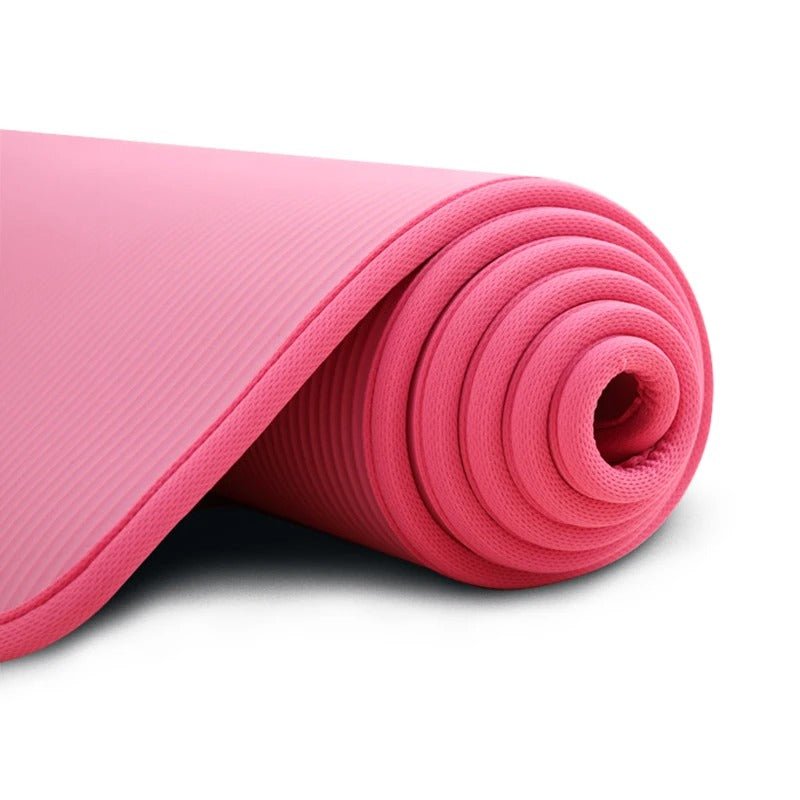 tapis de gym rose texture contour rose foncé yoga zenitude