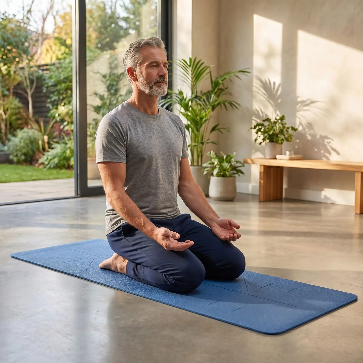 tapis de sport antidérapant premium yoga zenitude