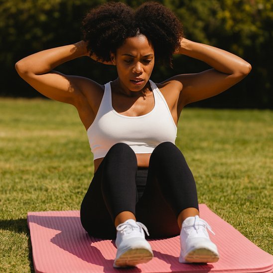 tapis de yoga adhérence sûre rose femme fait redressements assis yoga zenitude