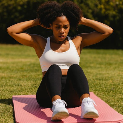 tapis de yoga adhérence sûre rose femme fait redressements assis yoga zenitude