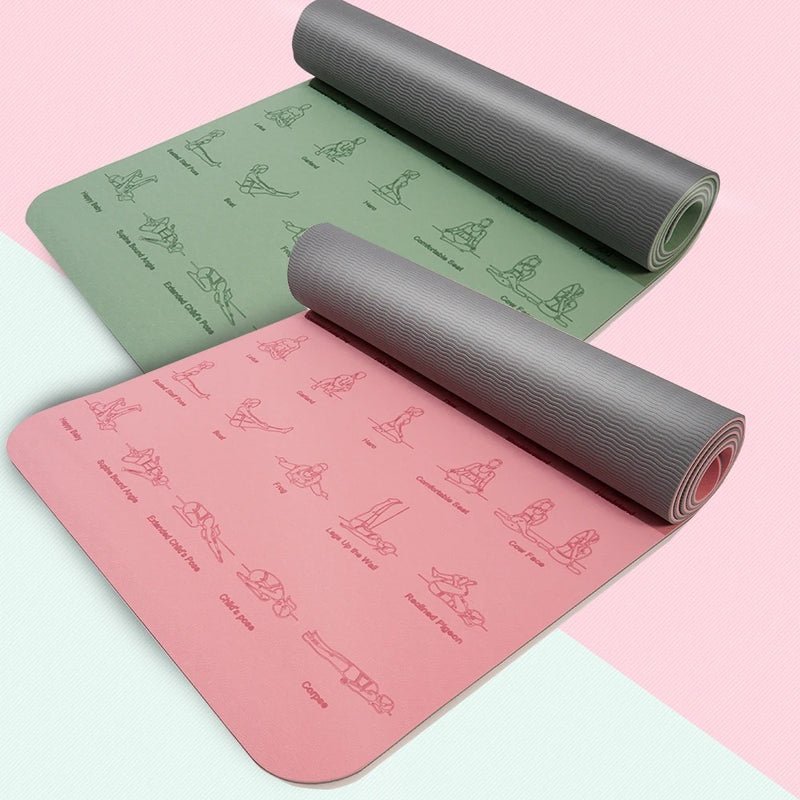 Tapis de yoga | Poses de yoga illustrées - Yoga Zenitude