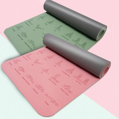 Tapis de yoga | Poses de yoga illustrées - Yoga Zenitude