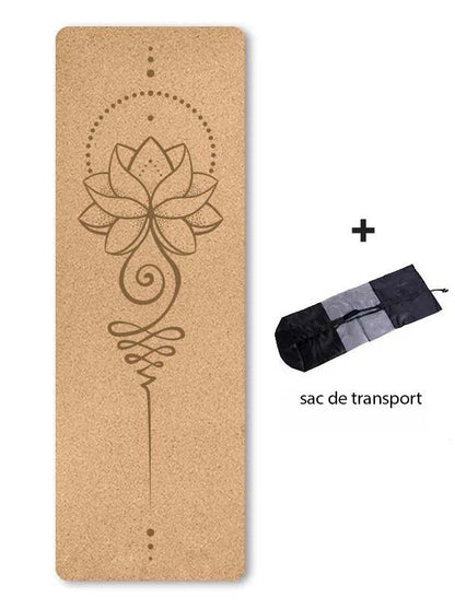 tapis de yoga en liège | Antidérapant Naturel - Yoga Zenitude