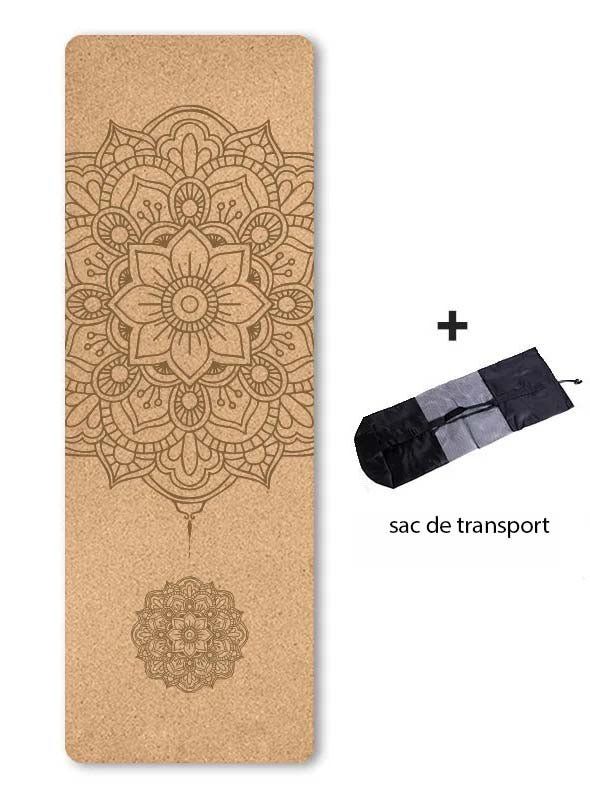 tapis de yoga en liège | Antidérapant Naturel - Yoga Zenitude