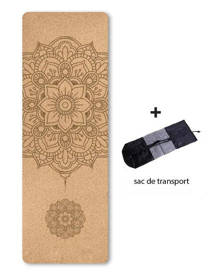 tapis de yoga en liège | Antidérapant Naturel - Yoga Zenitude