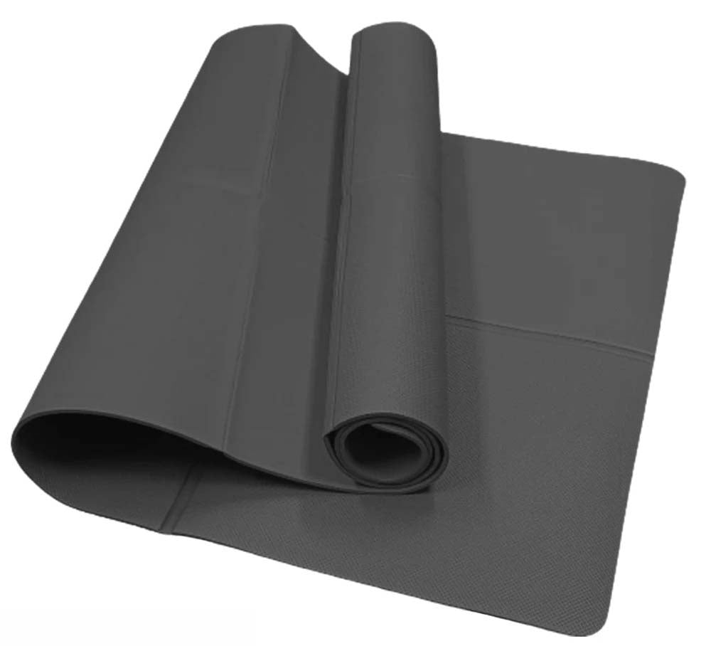 tapis yoga de voyage ultra léger noir yoga zenitude