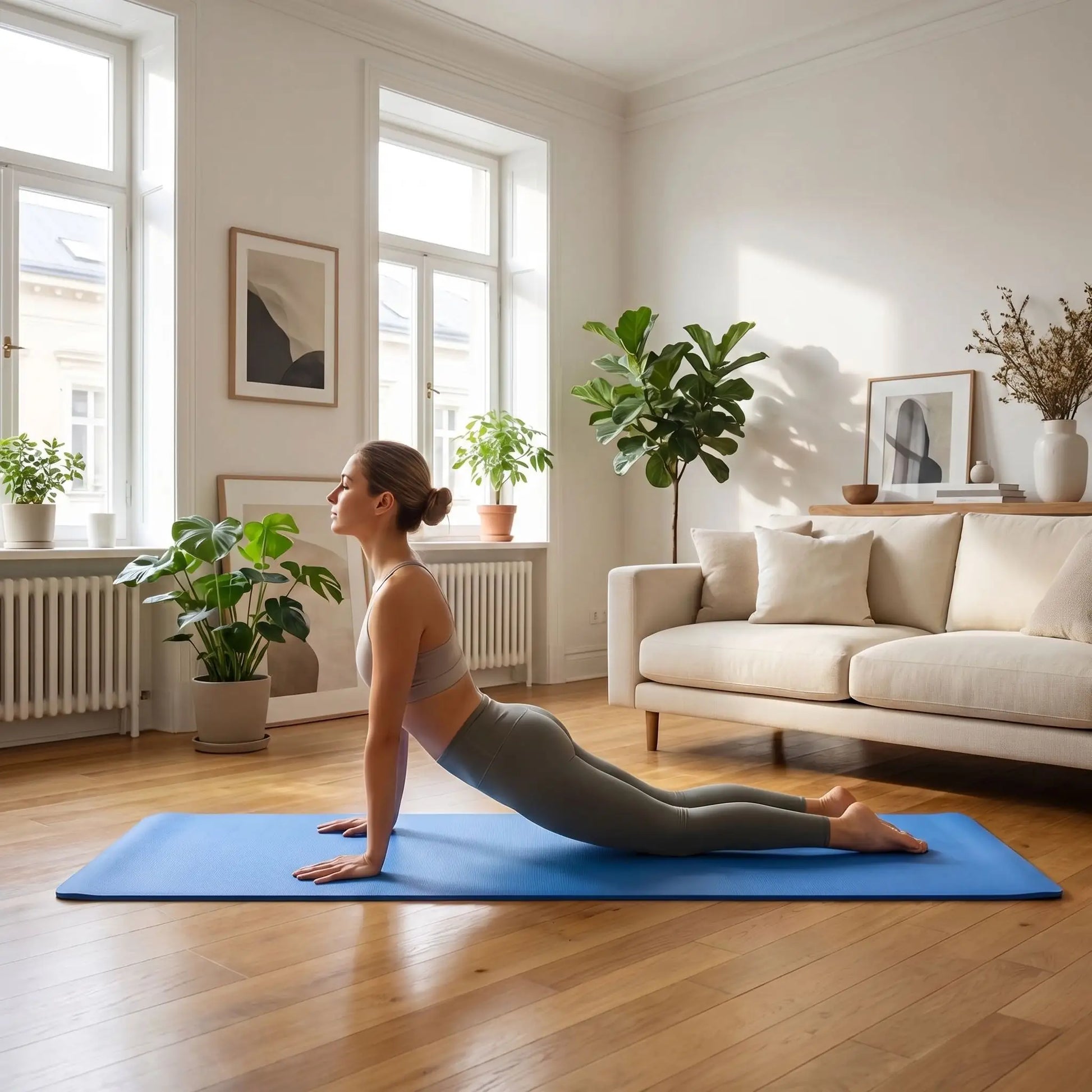 Tapis de yoga épais | Antidérapant Confort - Yoga Zenitude