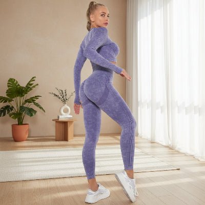 Tenue yoga mauve yoga zenitude